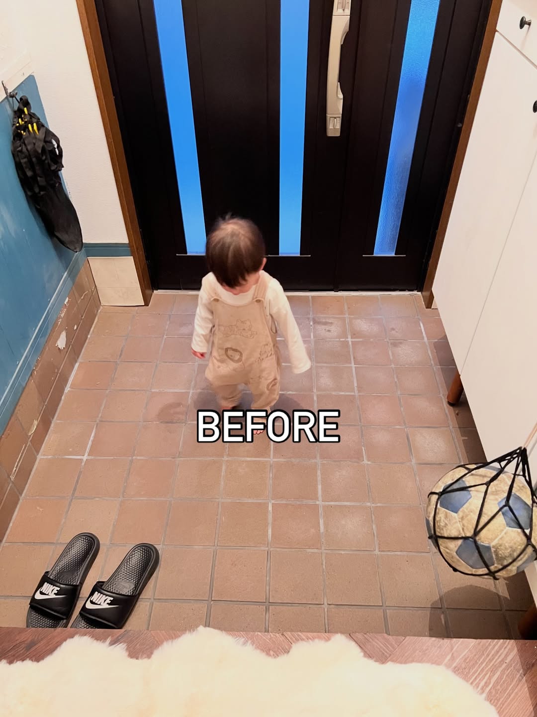 DIY前の玄関たたきのBefore写真